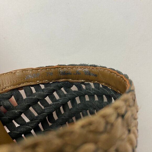 DONALD PLINER Block Bronze/Gold Heel Sandal Size 7 - Picture 6 of 8